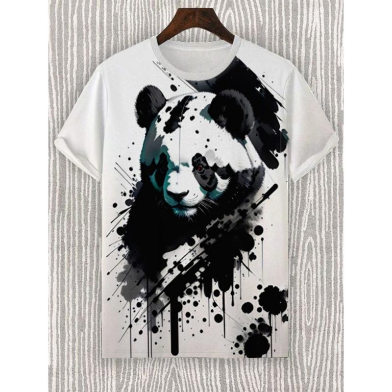 ETST 007 Heren T-shirt Zomer T-shirt Casual Korte Mouw Top O Hals T-shirt Losse Micro Elasticiteit Retro Mode Ademende Herenkleding 6XL