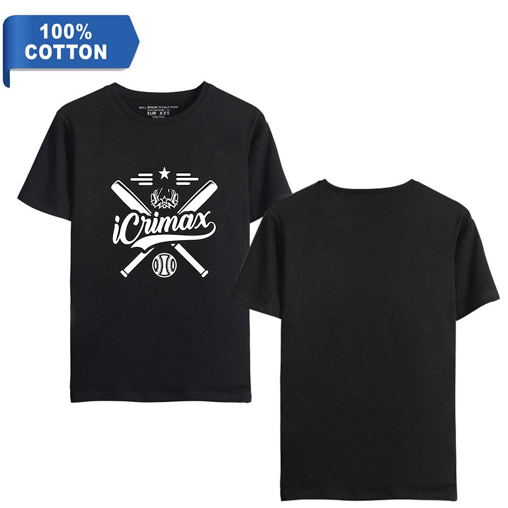 TOP COOL FASHION Icrimax Printing Heren T-shirt Casual Ademende T-shirts Grappige Katoenen Losse T-shirts Shirts Straat Oversized T-shirts Man XL wit