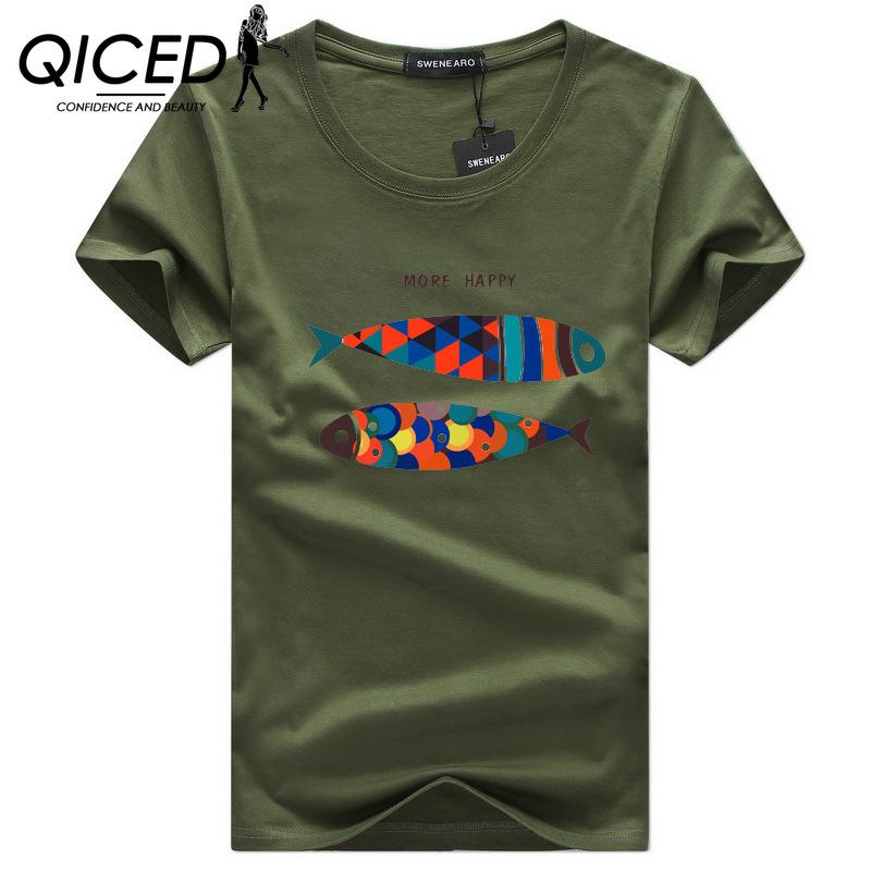 QICED Zomer T-shirt met korte mouwen Heren O-hals Trend Ondershirt XXXXXL meer blauwe kleur