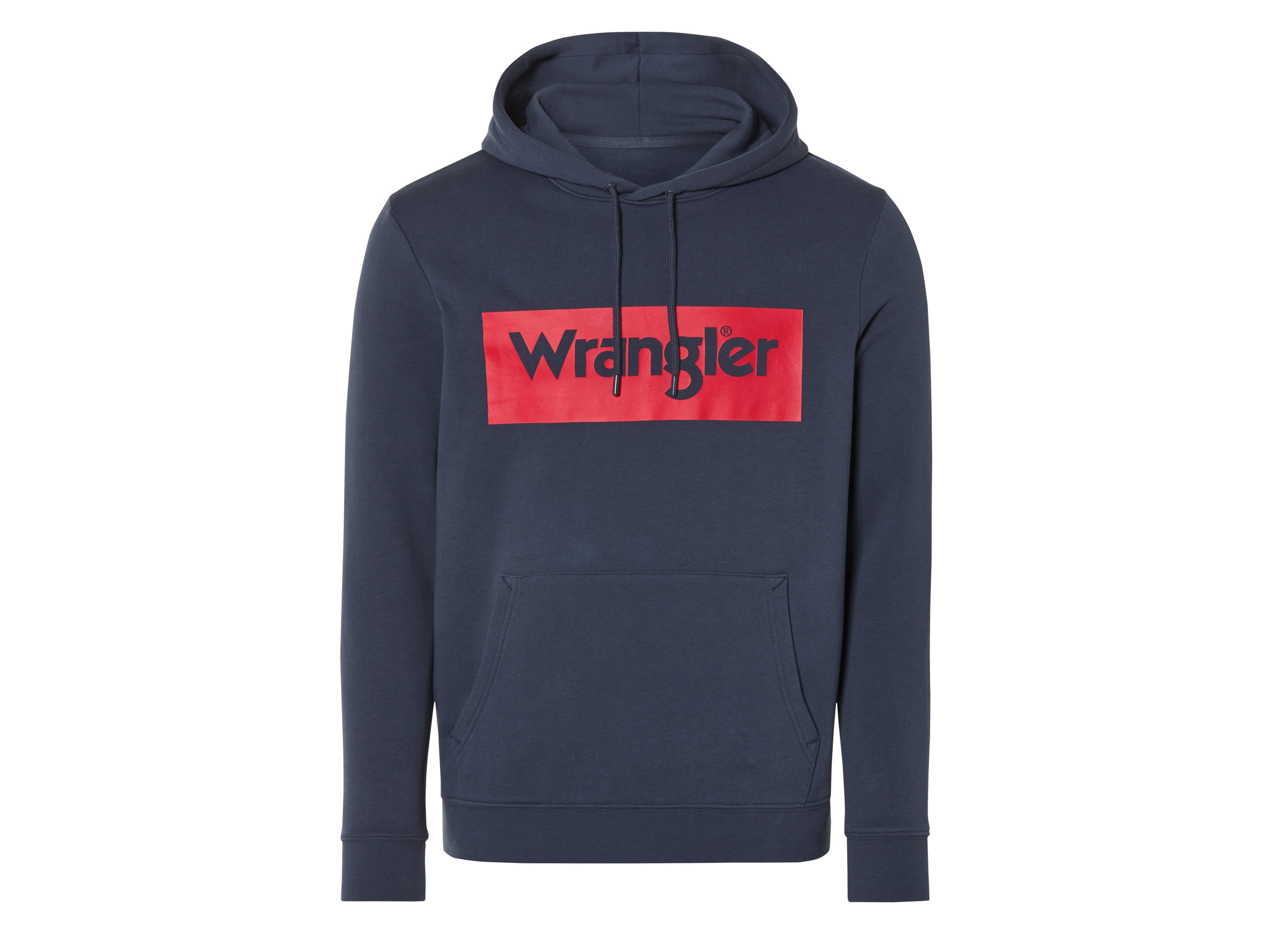 Wrangler Logo hoodie navy