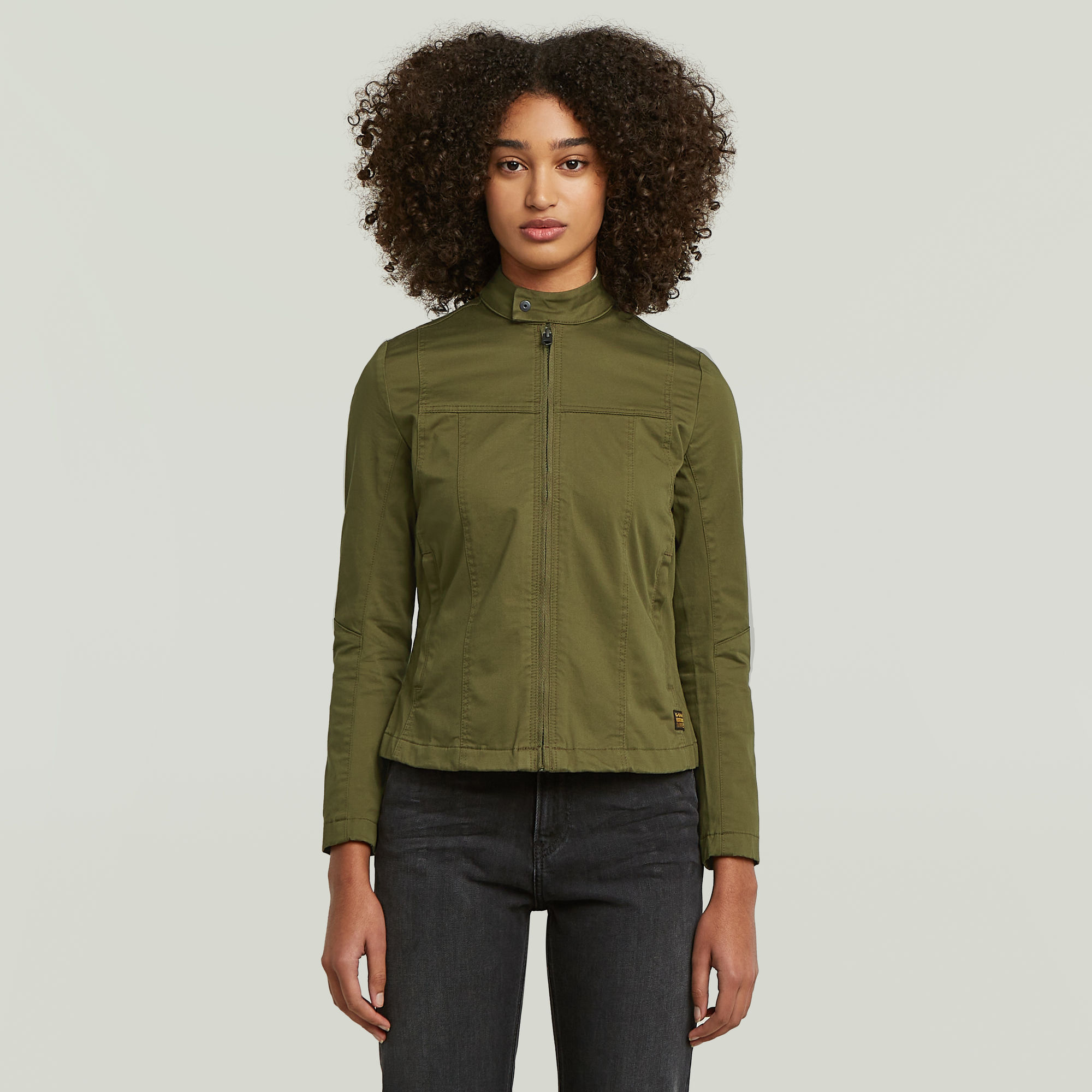 G-Star RAW Biker Overshirt - Groen - Dames