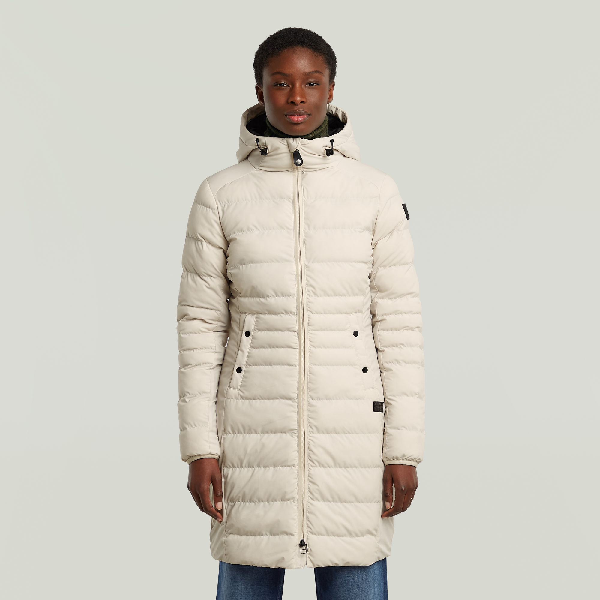 G-Star RAW Foundation Padded Long Jack - Wit - Dames
