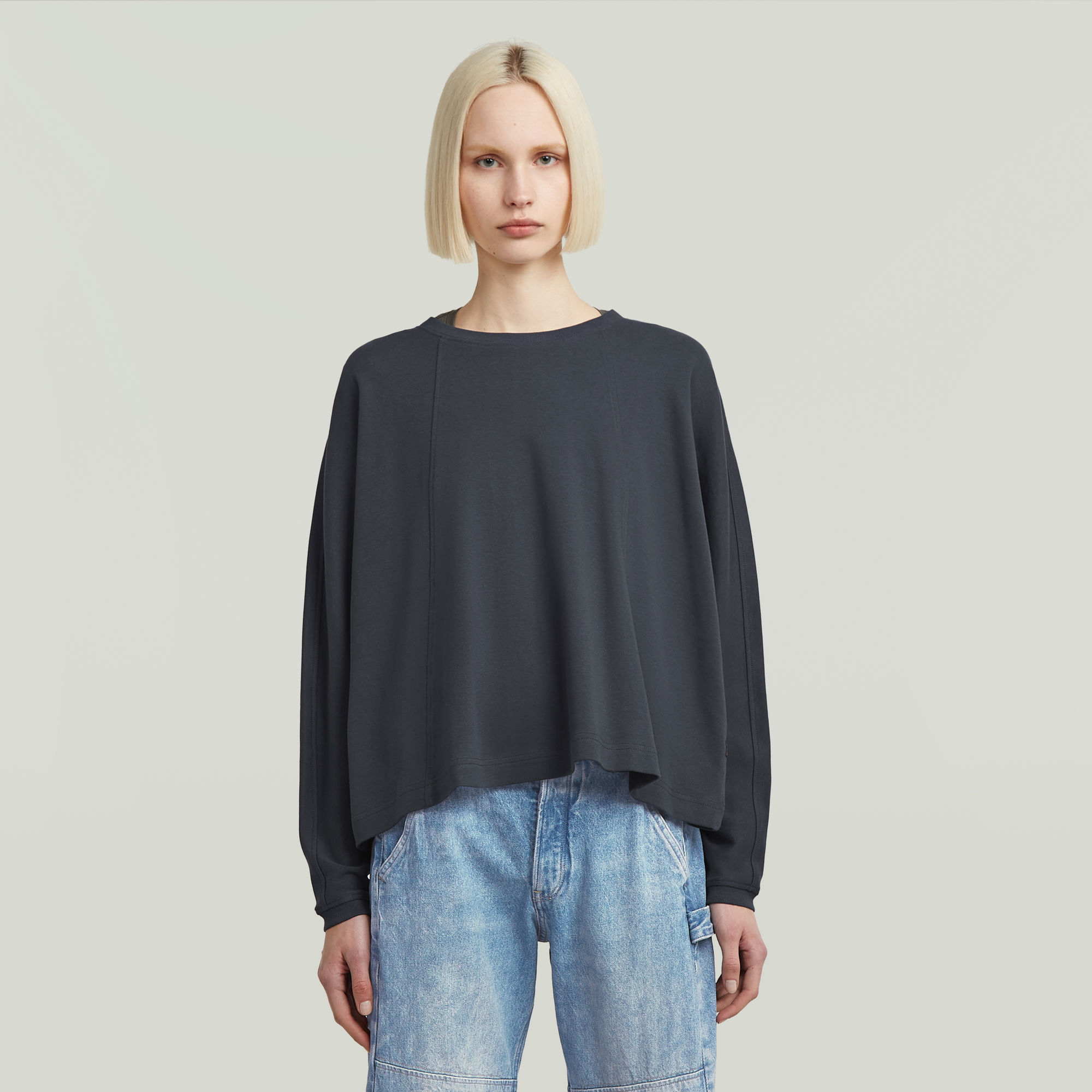 G-Star RAW A Line Oversized T-shirt - Donkerblauw - Dames