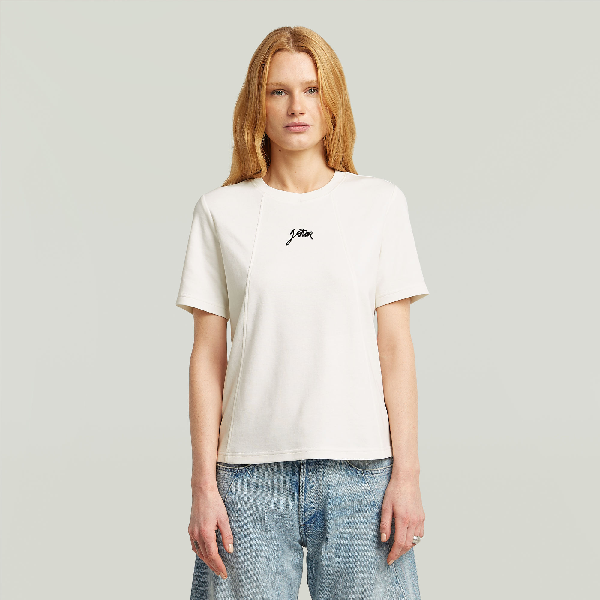 G-Star RAW Script T-shirt - Wit - Dames