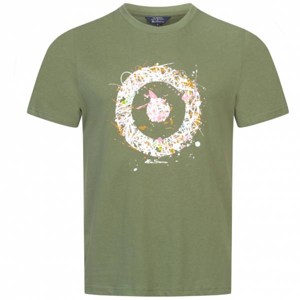 Ben Sherman Painted Target Heren T-shirt 0071783BLEEK KAKI