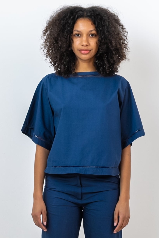 Alchemist Damen vegan Top Lotus Navy