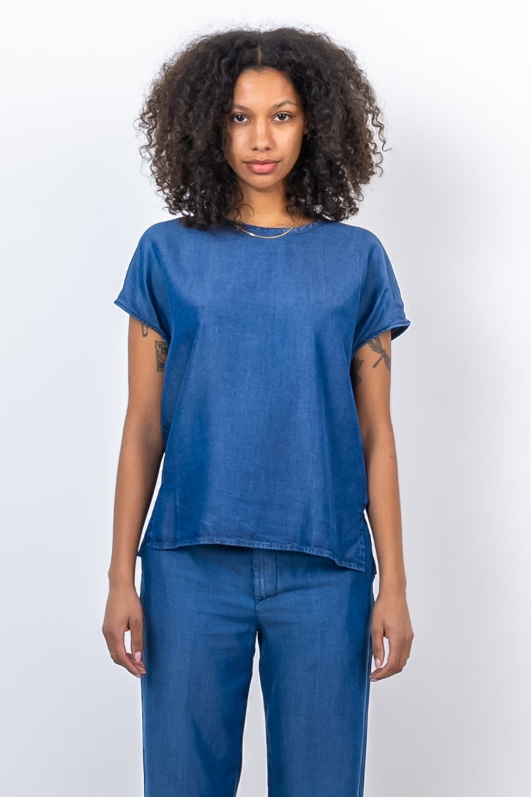 Alchemist Damen vegan Oberteil Wasabi Dark Indigo