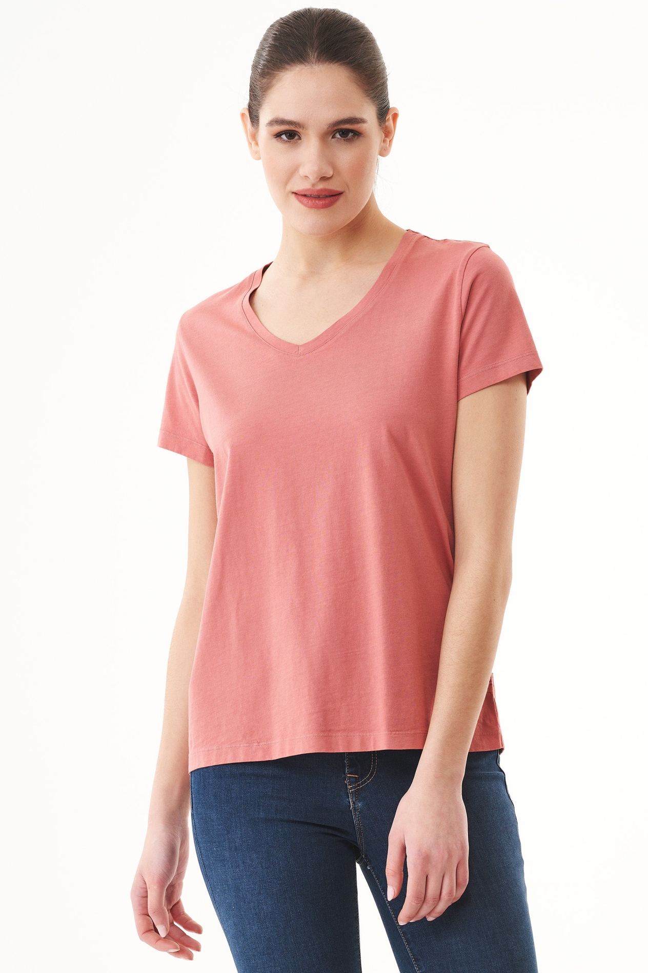 ORGANICATION Damen vegan Natural Dye T-Shirt Aus Bio-Baumwolle
