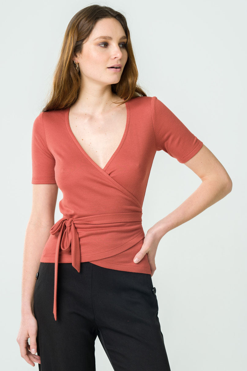 Avani Damen vegan Wickeloberteil Olivier Ziegel
