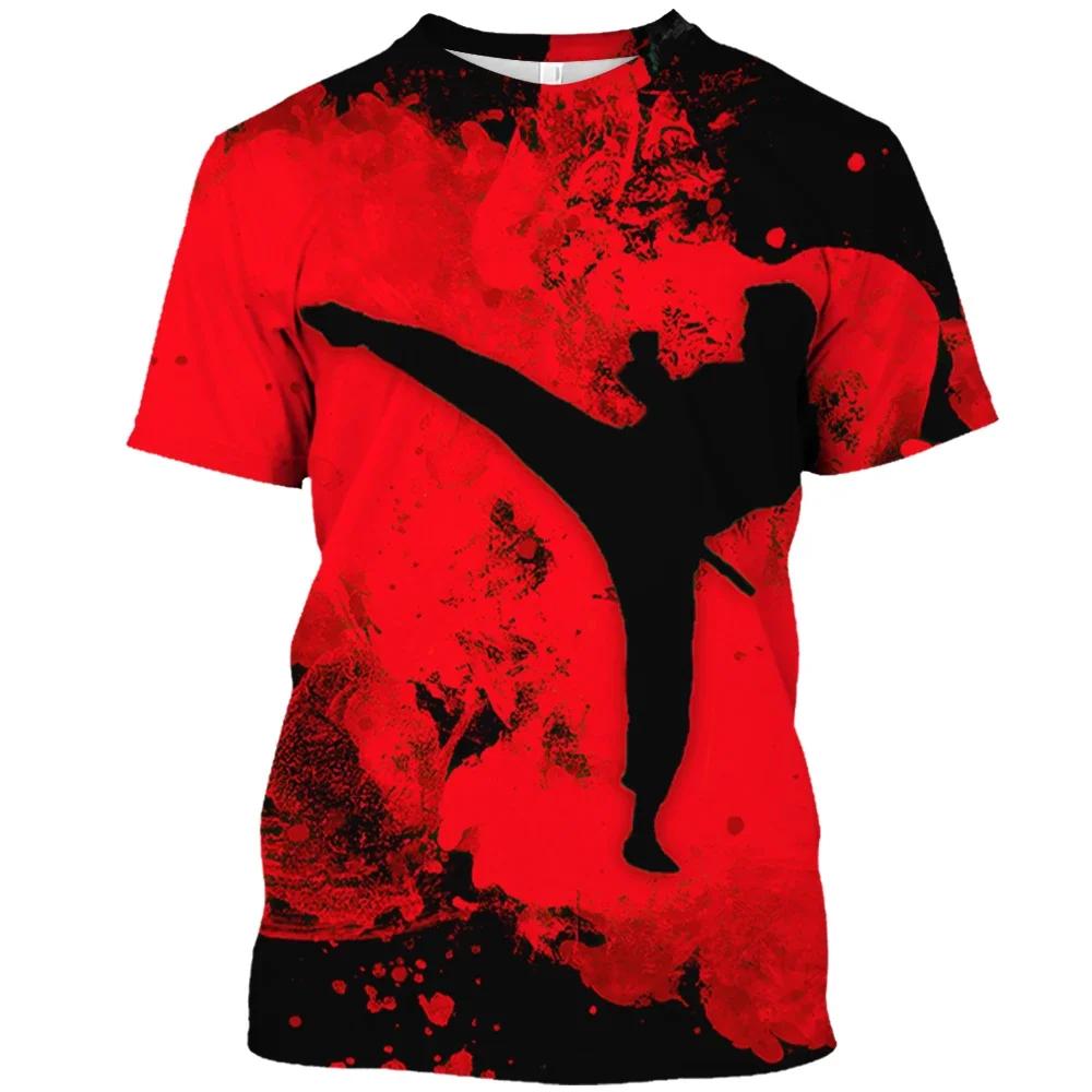 ETST 05 Japan Training T-shirt Mannen 3d Karate Gedrukt Tee Tops Oversized Korte Mouwen Hoogwaardige Sportkleding Mannen Sneldrogende t-shirt 6XL