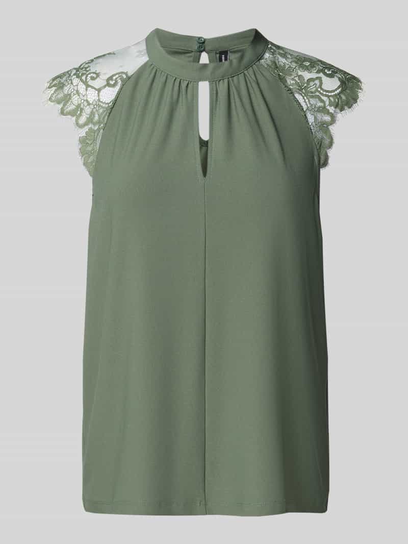 Vero Moda Kanten top VMMILLA SL LACE TEE