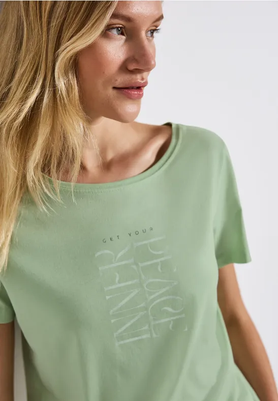 STREET ONE Shirttop met tekstprint