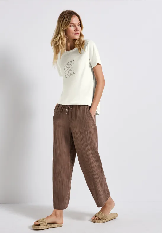 STREET ONE Shirttop met tekstprint