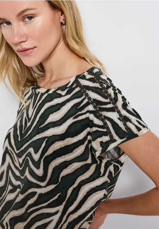 STREET ONE Shirttop met print all-over