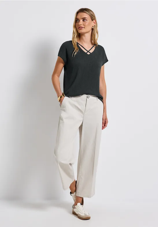 STREET ONE Shirttop met structuur