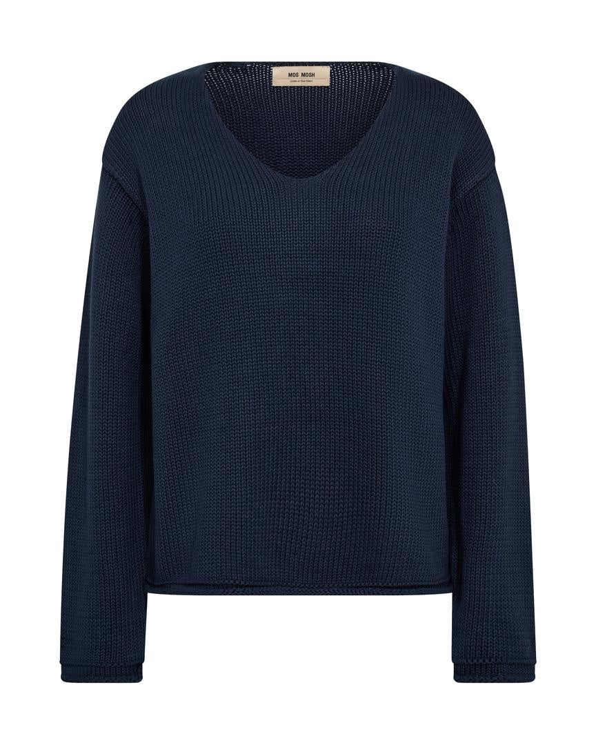 Mos Mosh 168060 828 mosmosh mm bine ls v-neck knit spellbound