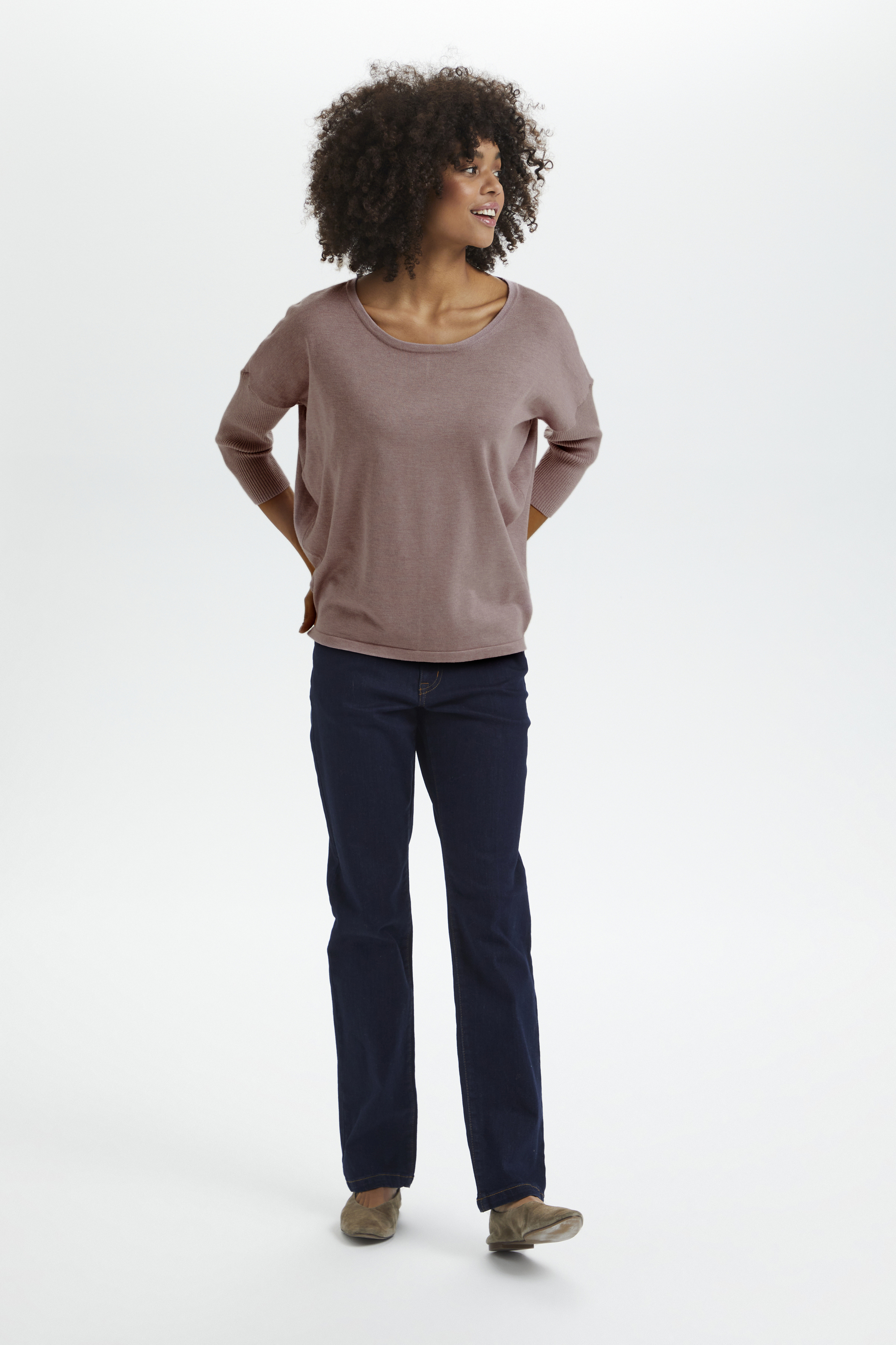Saint Tropez Trui met ronde hals A2561, MilaSZ R-Neck