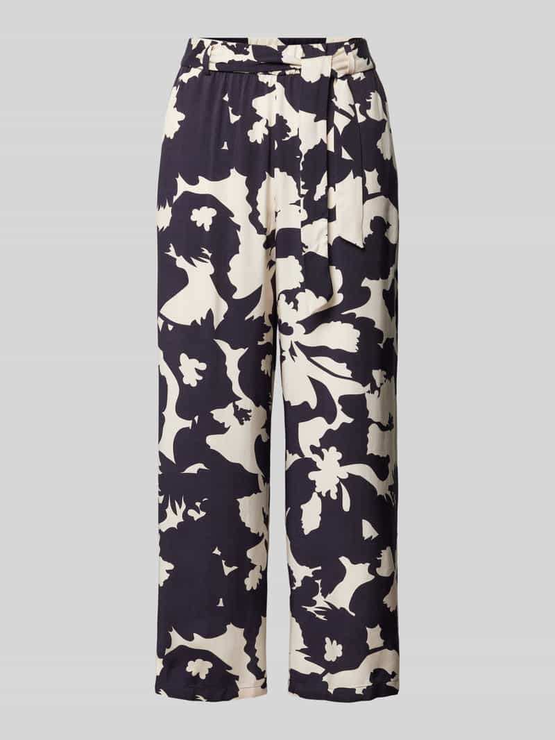 Comma Relaxbroek met print all-over