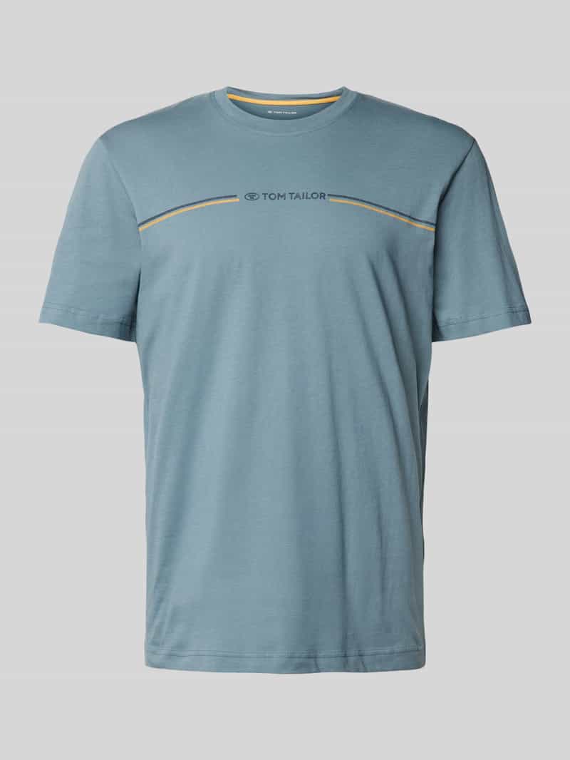 Tom Tailor T-shirt met logo-frontprint