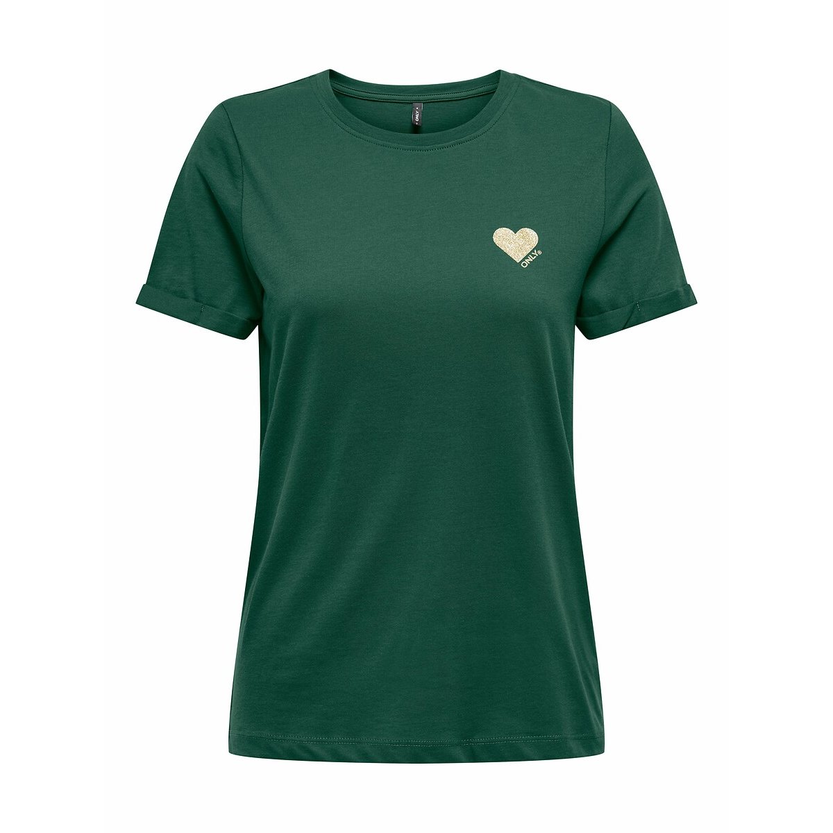 Only Shirt met korte mouwen ONLKITA S/S LOGO TOP NOOS
