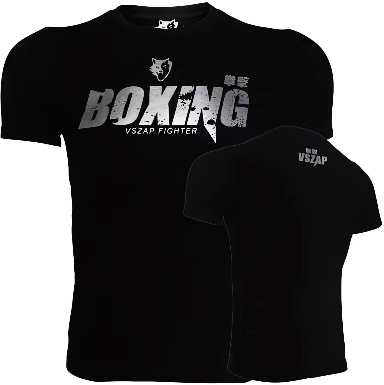 Laoxu Zomer ademende Combat Boks Training Kleding Muay Thai Heren T-shirt Korte Mouw Losse Top Casual Snel Drogend T-shirt 6XL M