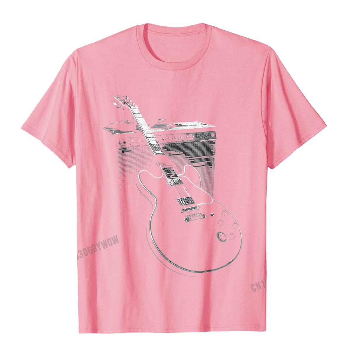 ForYourBeauty Legendarische Blues Gitaar En Amp T-shirt Camisas Heren Speciale Bedrukte T-shirts Katoenen Heren Tops & T-shirts Bedrukt Op XXXL oranje