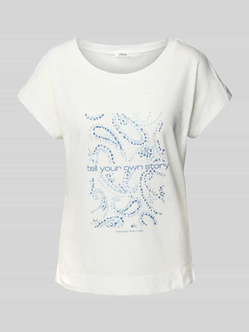S.Oliver T-shirt met artwork print