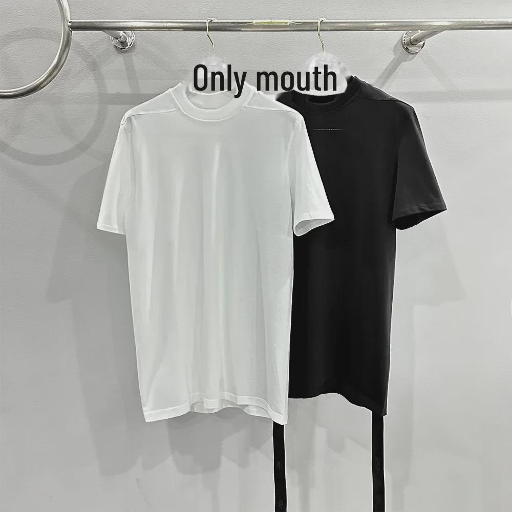 VantaGoods SUBHUMAN Heren 2024 Slim Fit Zwart en Wit T-shirt met Korte Mouwen S zwart