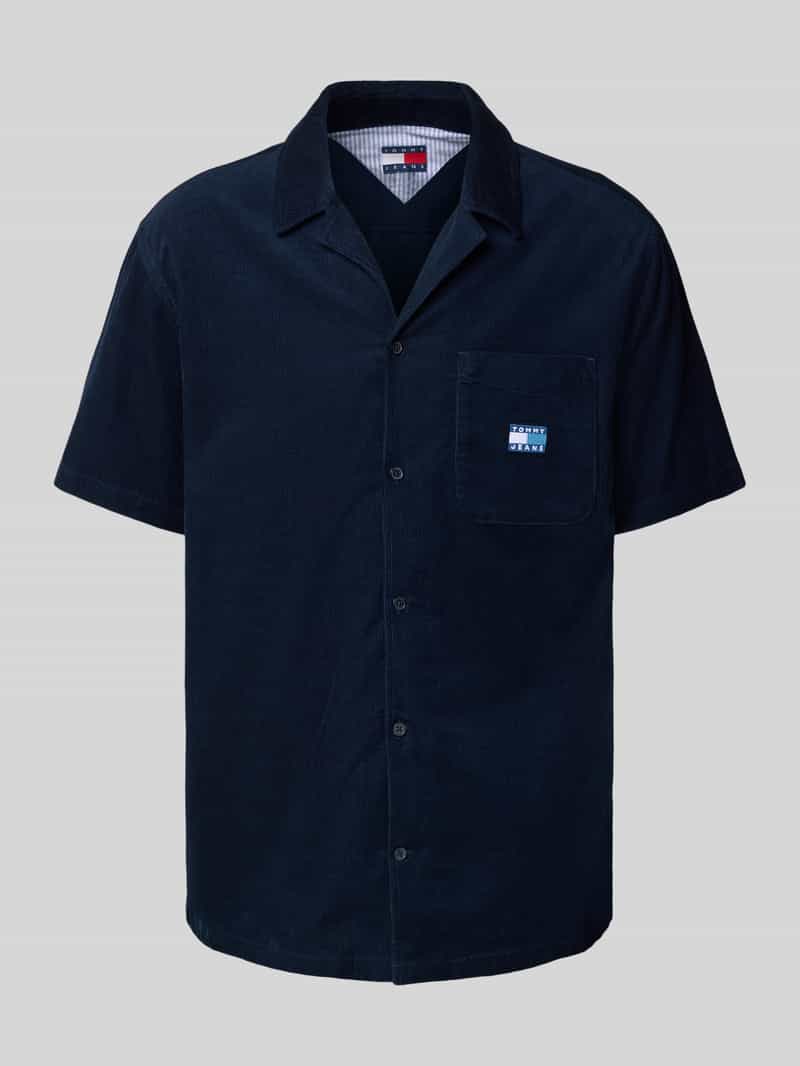 TOMMY JEANS Overhemd met korte mouwen TJM CORD REG CAMP SHIRT