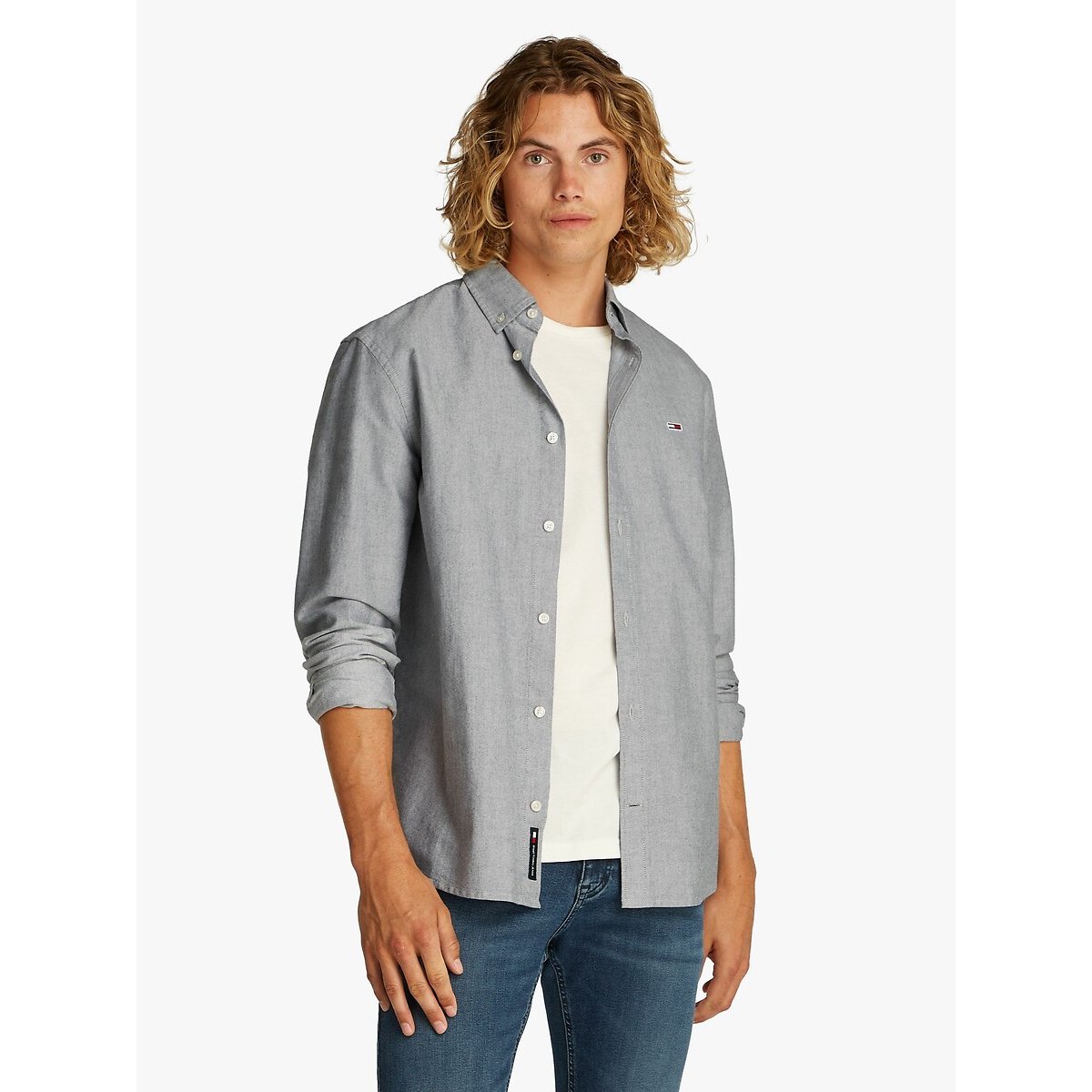 TOMMY JEANS Overhemd met lange mouwen TJM REG OXFORD SHIRT EXT