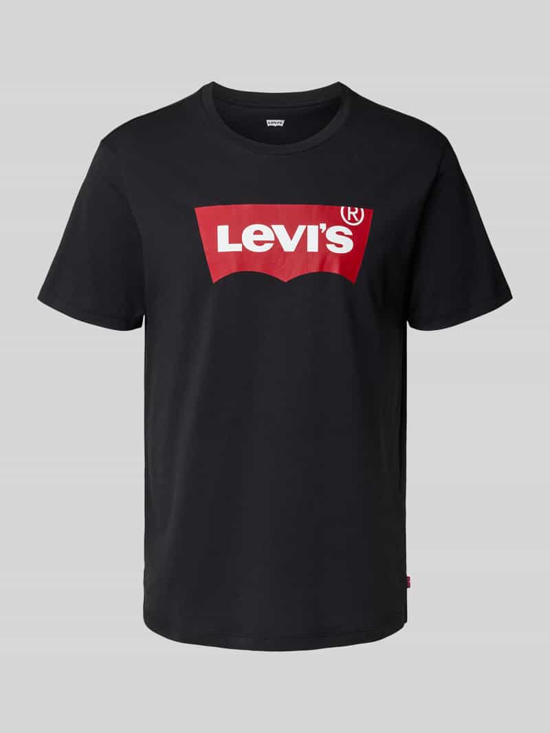 Levi's T-shirt Batwing Logo Tee met logo-frontprint