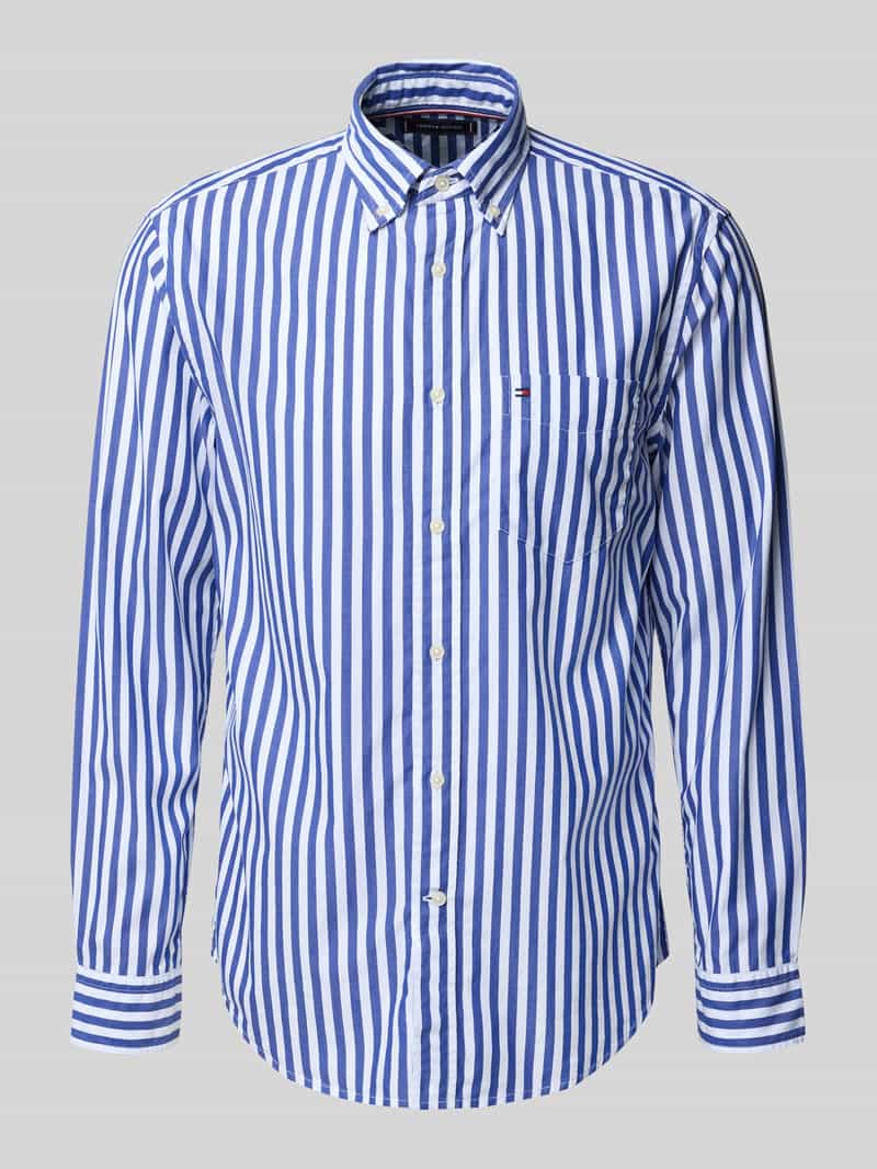 Tommy Hilfiger Overhemd met lange mouwen FLEX POPLIN BOLD STRIPE SHIRT