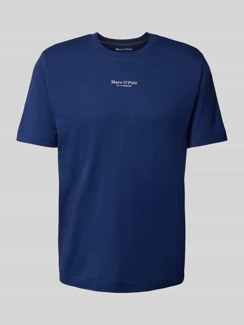 Marc O'Polo T-shirt een klein, bescheiden logo in contrastkleur siert de borst