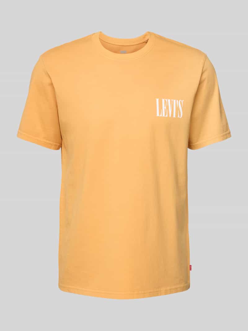 Levi's T-shirt RELAXED FIT TEE met een logo-opschrift