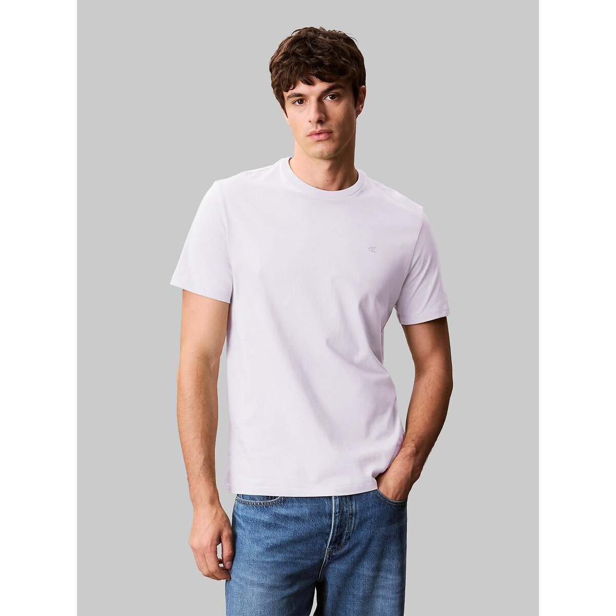 Calvin Klein T-shirt SS SMOOTH CTTN SOLID CREWNK TEE