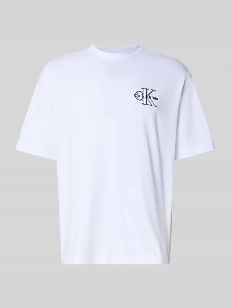 Calvin Klein T-shirt A- SS REL SEASONAL MONOLOGO TEE