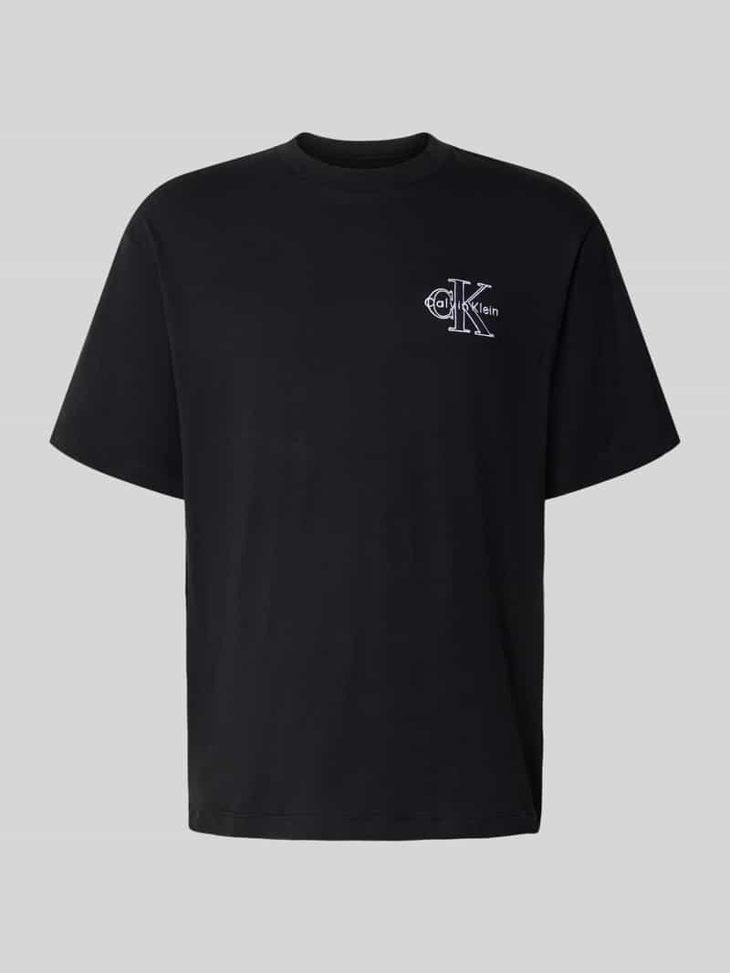 Calvin Klein T-shirt A- SS REL SEASONAL MONOLOGO TEE