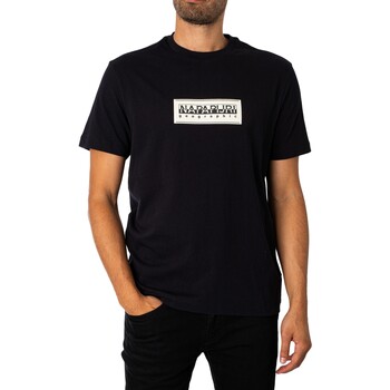 Napapijri T-shirt Korte Mouw  Relaxed T-shirt met Box-logo