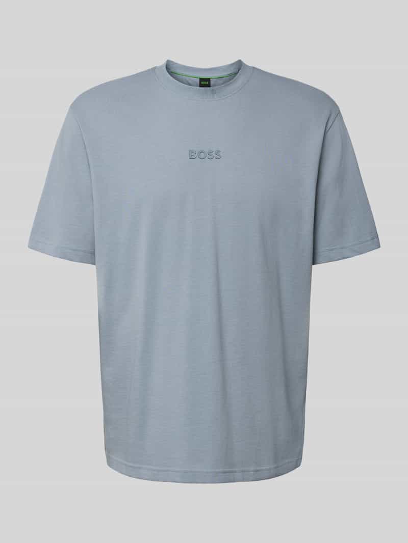 BOSS GREEN T-shirt Thee met een ronde hals