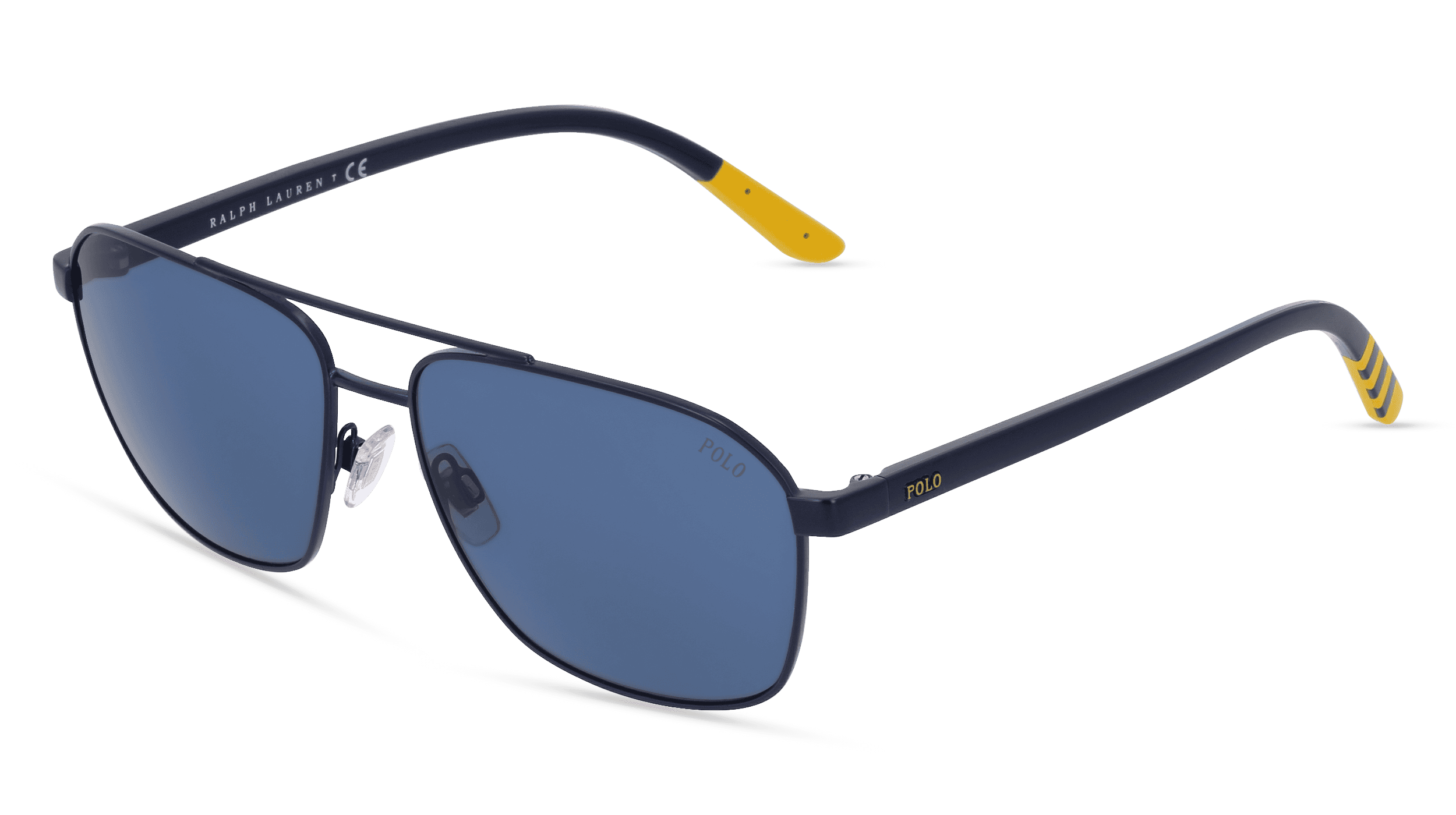 POLO BY RALPH LAUREN PH3140 Mannen Zonnebril, blauw mat