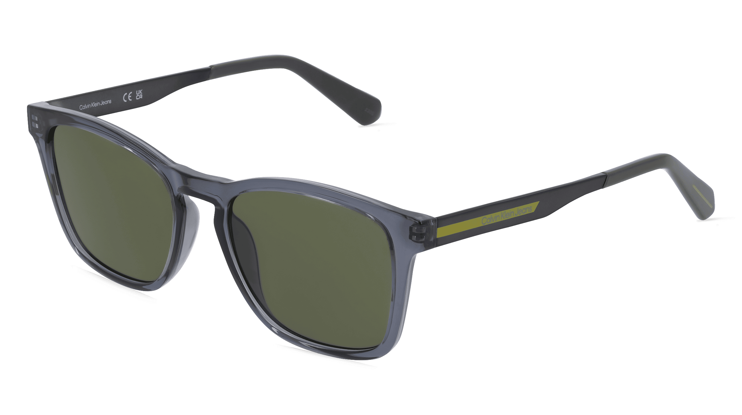 CALVIN KLEIN CKJ22642S Mannen Zonnebril, blauw transparant