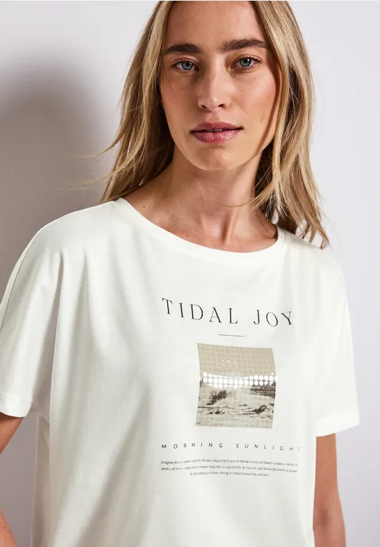 STREET ONE T-shirt met fotoprint