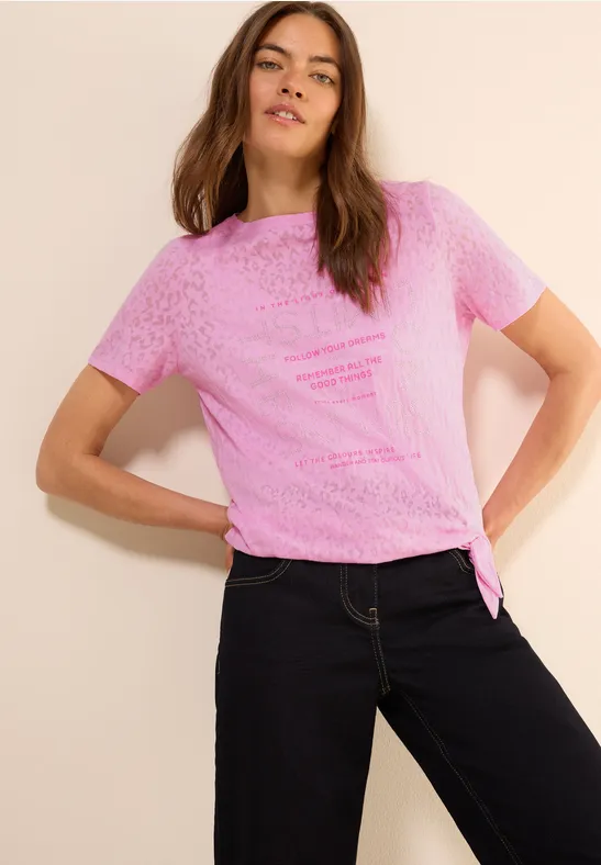 Cecil T-shirt met siersteentjes