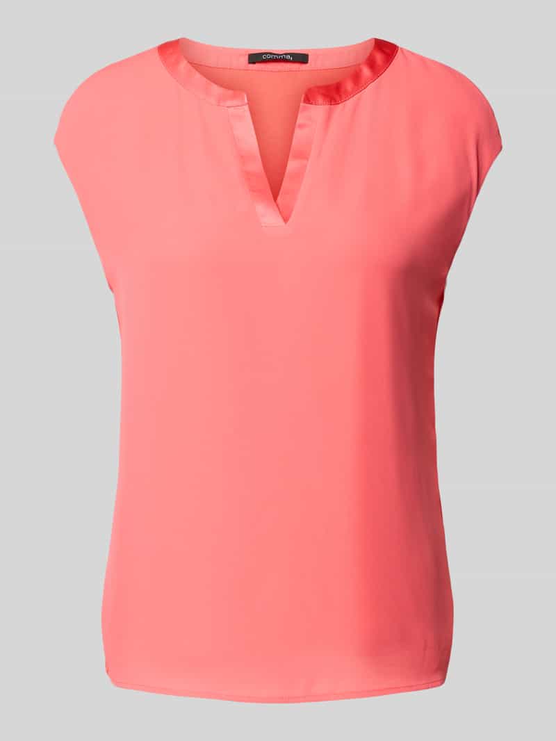 Comma T-shirt met satijnen strook