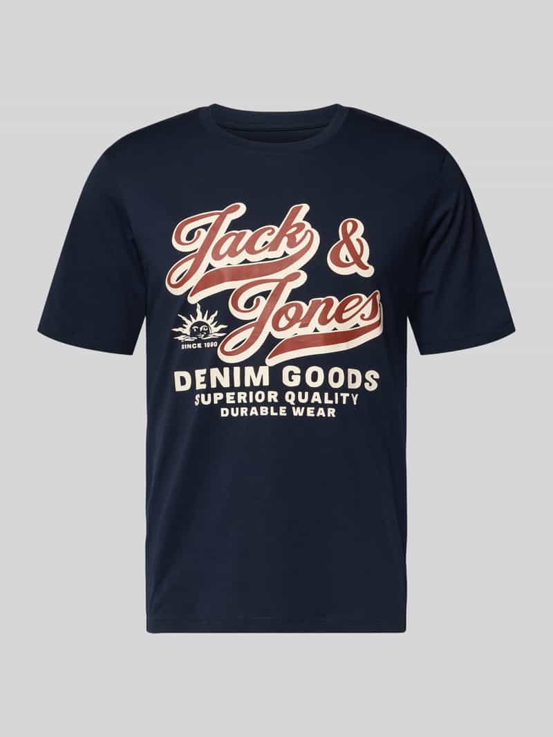 Jack & Jones Shirt met ronde hals JJELOGO TEE SS O-NECK 2 COL AW25 SN