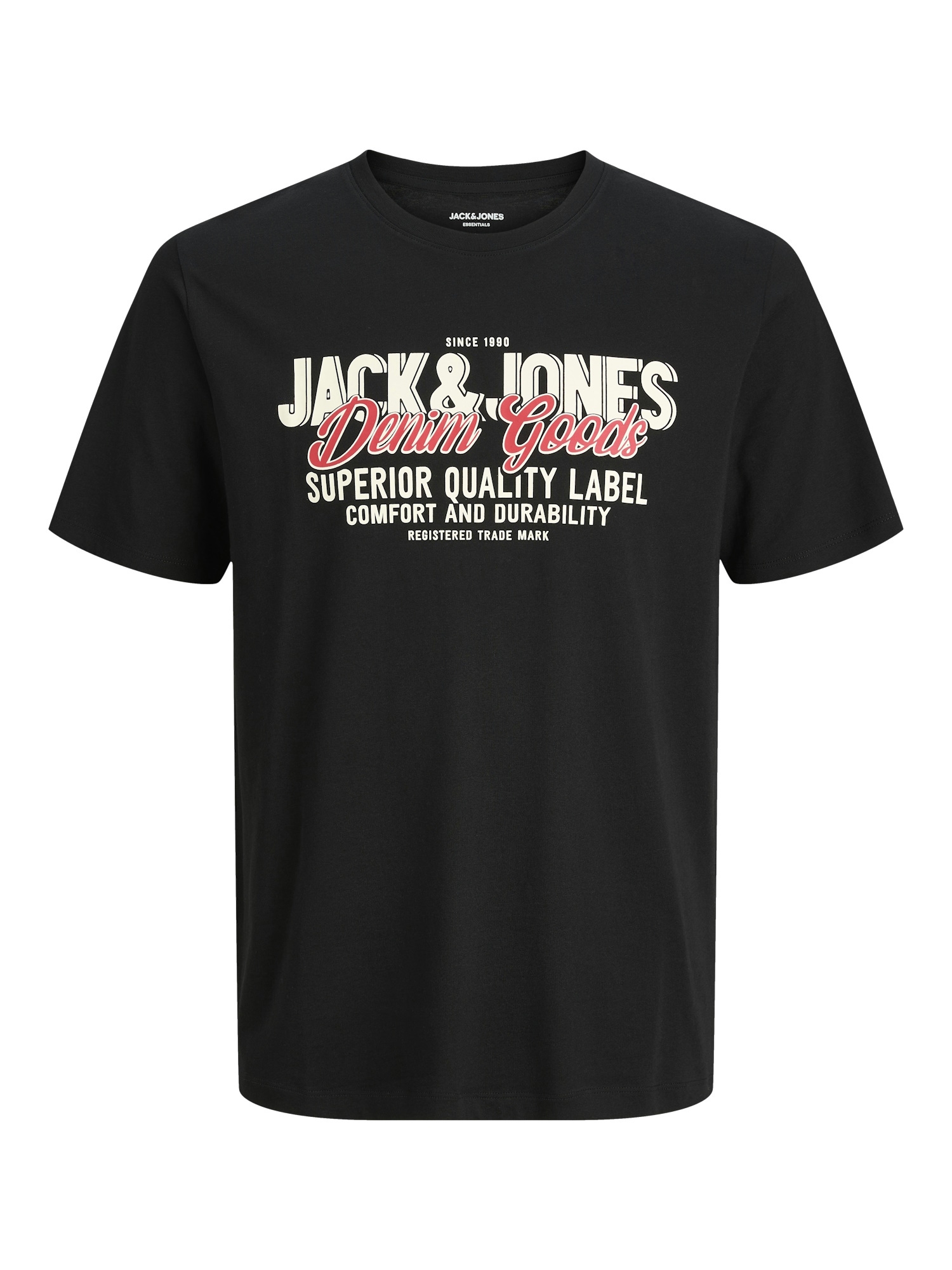 Jack & Jones Shirt met ronde hals JJELOGO TEE SS O-NECK 2 COL AW25 SN