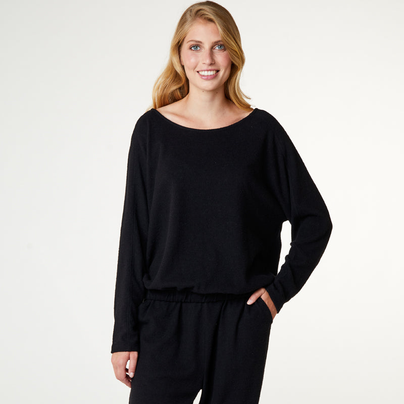 CCDK Lydia Cosy blouse, zwart