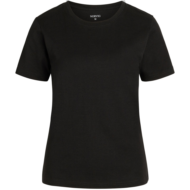 Norvig Ladies O-Neck t-shirt, zwart