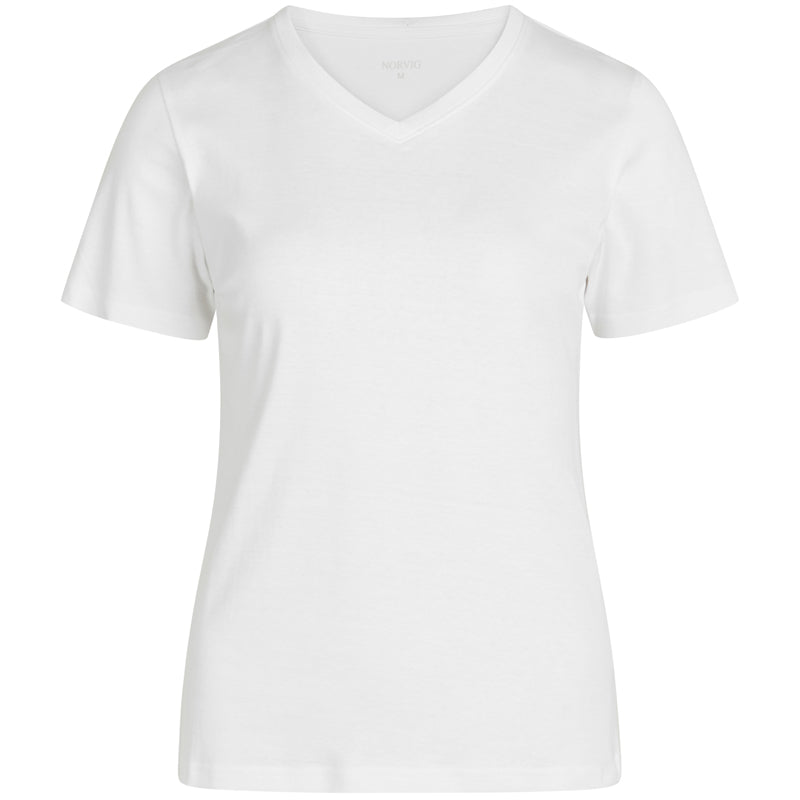 Norvig Ladies V-Neck t-shirt, wit