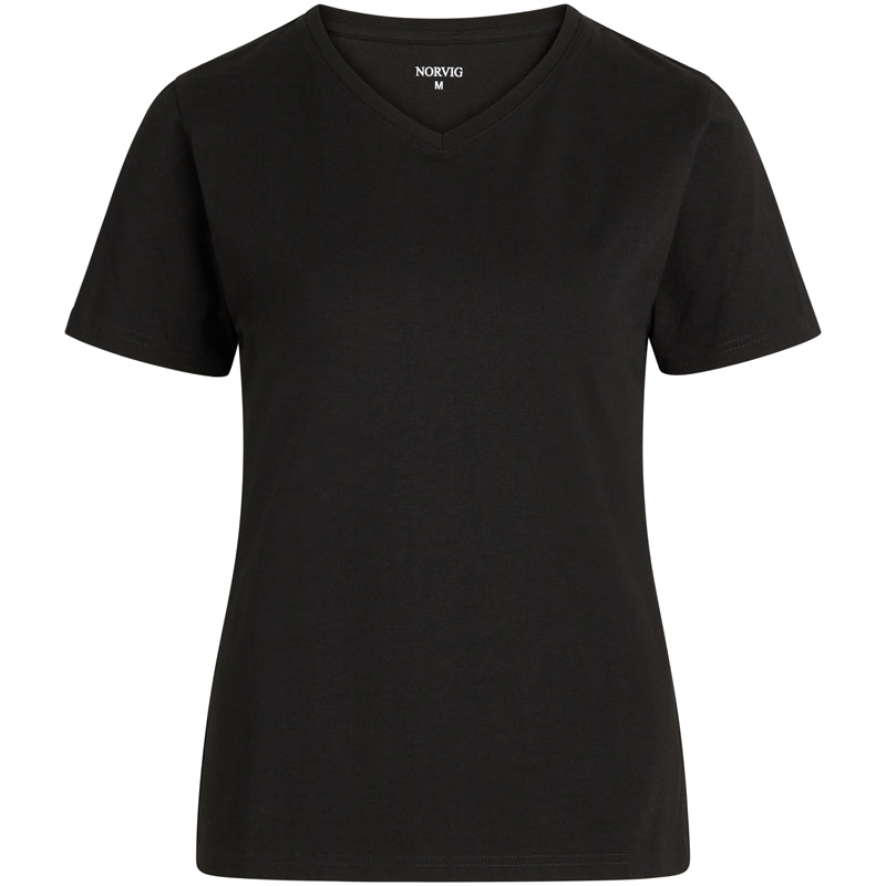 Norvig Ladies V-Neck t-shirt, zwart